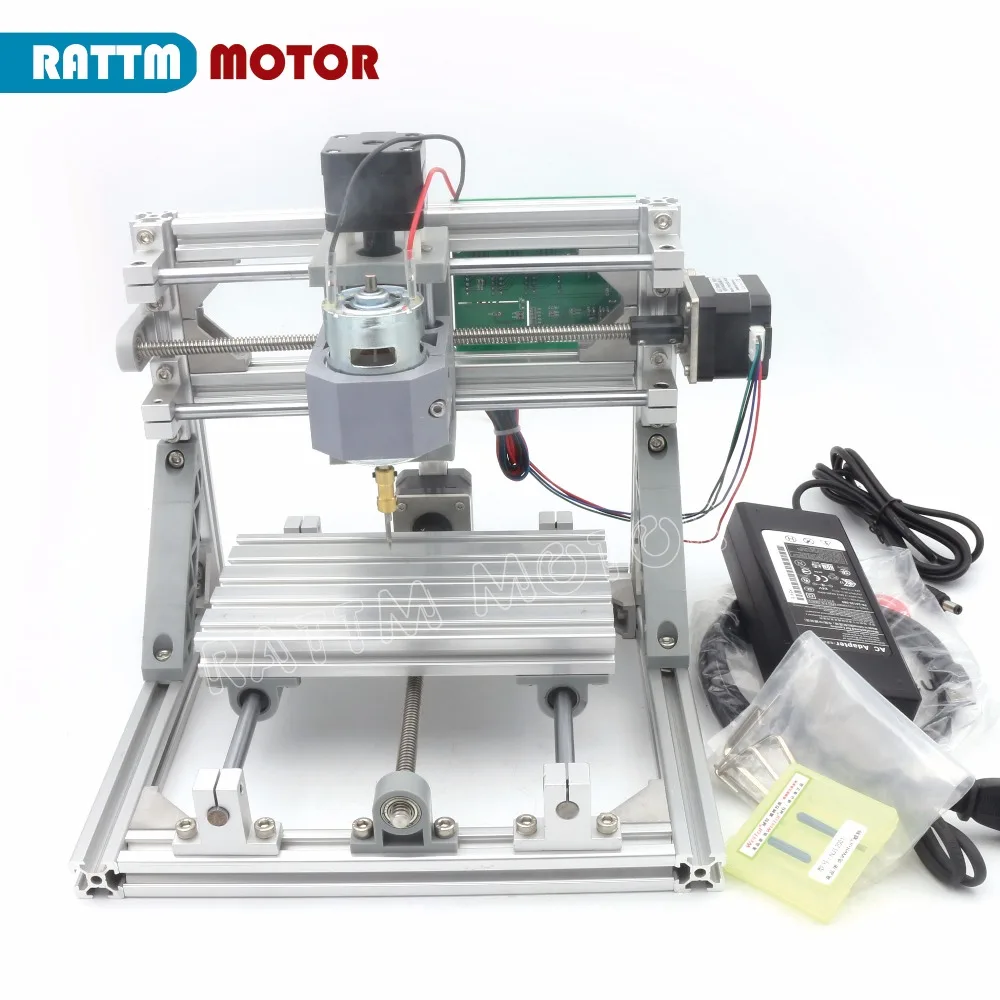 [RU STOCK] 1610+ER11 GRBL Control Laser Machine CNC DIY mini Working Area 160x100x45mm 3 Axis Pcb Milling Wood Router