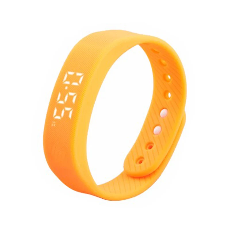 JRGK T5 LED Time Date Display Smart Band Sport Pedometer Fitness Bracelet Wristband Calories Distance Monitor