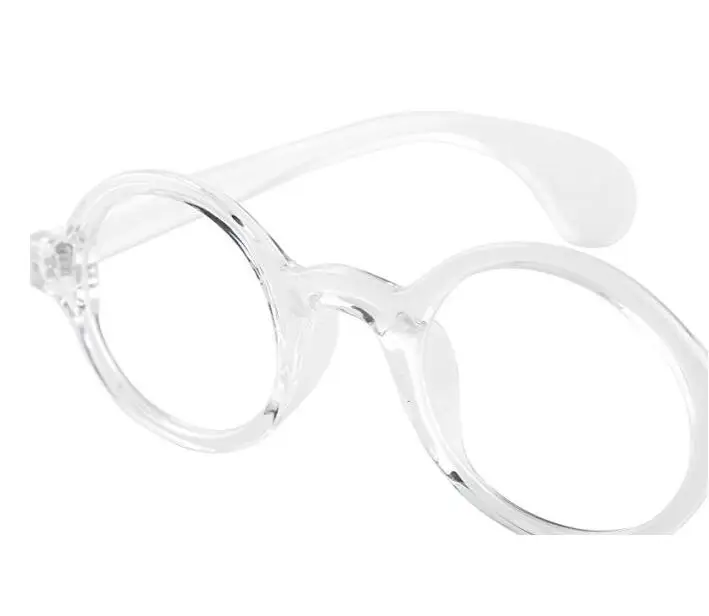 Najtaniej BETSION Vintage okrągłe 42.70mm przezroczyste oprawki do okularów okulary pełne obręczy okulary w stylu retro okulary Rx w stanie