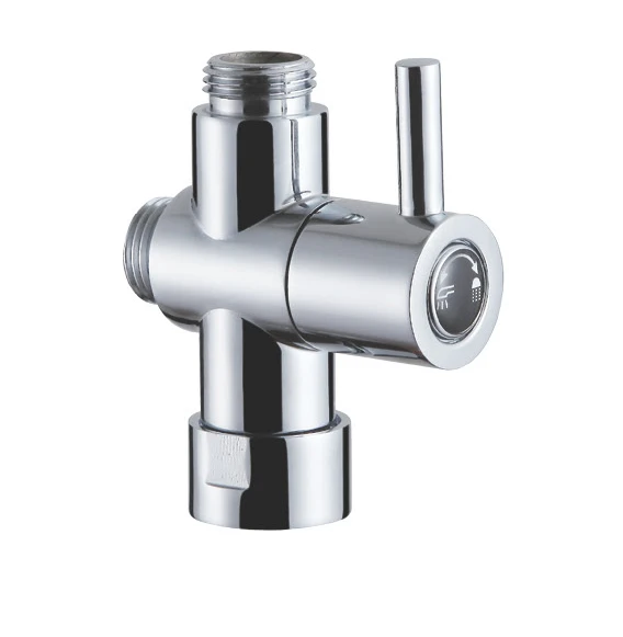 Wi T H excellen Brass основной клапан для Bide опрыскиватель и душем латуни Chrome T-adap t er L0013-1 |