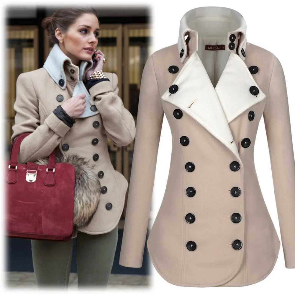 Christmas Gift Ladies Celeb Womens Warm Winter Coats Parka Overcoat