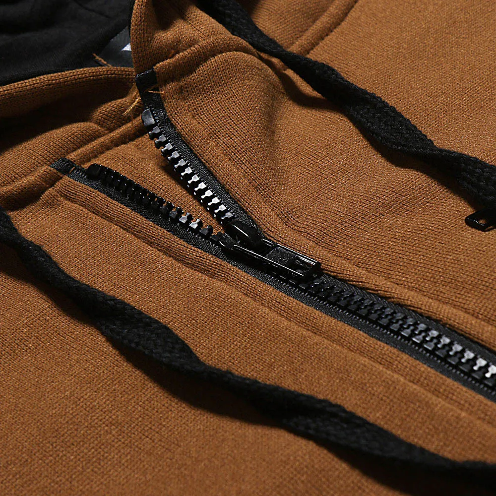 Мужские толстовки осенние толстовки на молнии с длинным рукавом худи с капюшоном брендовый Мужской пуловер Одноцветный moletom