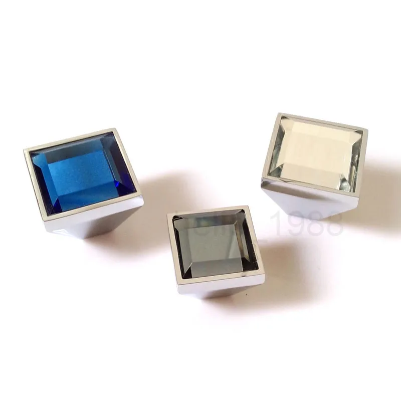 Square Clear Blue Black Crystal Cabinet Cupboard Closet Drawer Square Clear Blue Black Crystal Cabinet Cupboard Closet Drawer Pull Handle Wardrobe Dresser Whole In Pulls From Home
