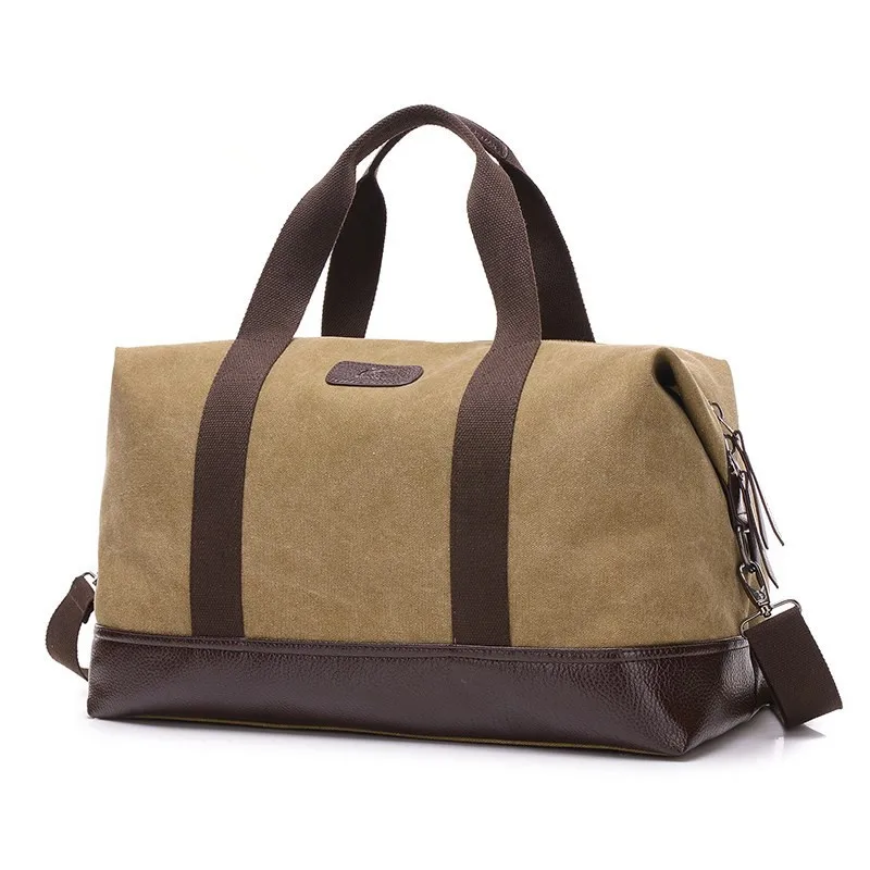 

2019 Large Capacity Canvas Travel Bags Casual Men Hand Luggage Tote Vintage Duffle Bag Big Crossbody bags Classic Shoulder Bags