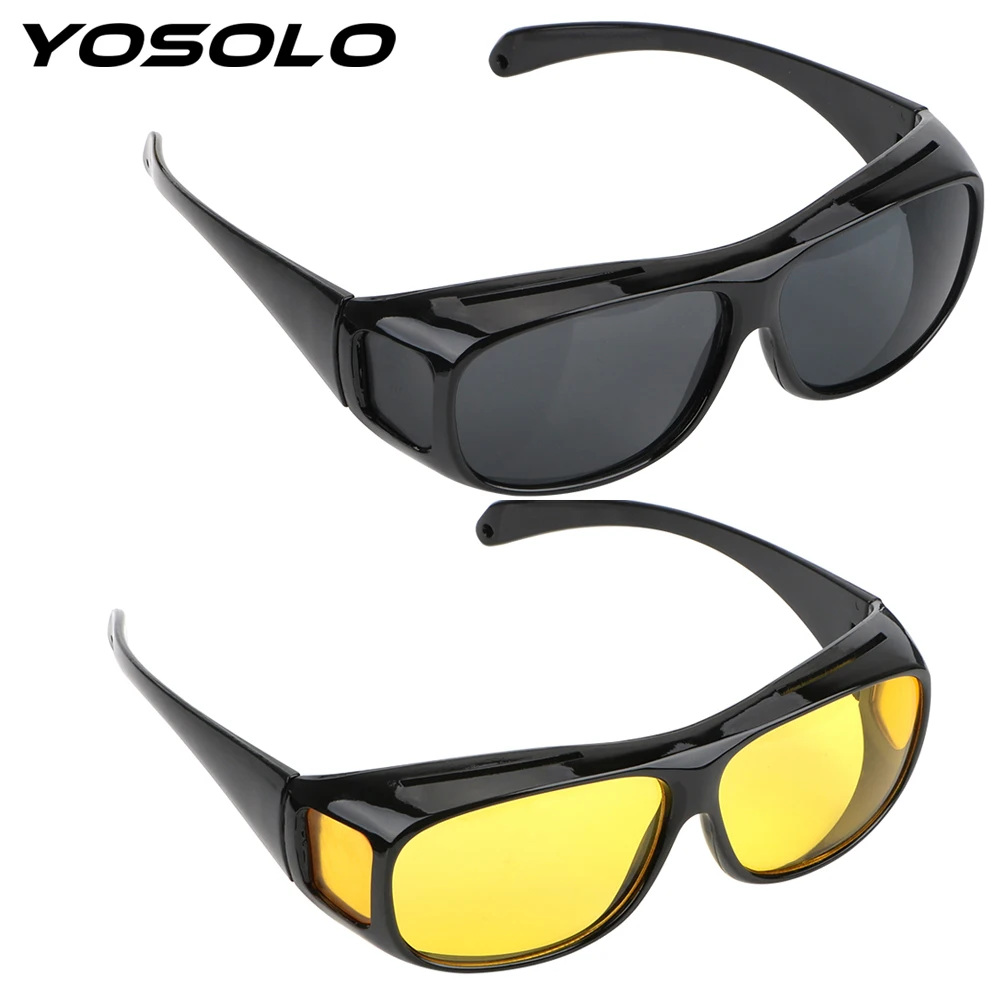 YOSOLO Car Driving Glasses Night Vision Goggles Polarized Sunglasses Unisex HD Vision Sun Glasses Eyewear UV Protection