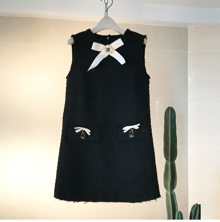 NIWIY Brand Autumn Short Bead Woollen Tweed Women Jacket Tapados Mujer Invierno 2018 Winter Long Sleeve Black Jacket N8502 NIWIY Brand Autumn Short Bead Woollen Tweed Women Jacket Tapados Mujer Invierno 2018 Winter Long Sleeve Black Jacket N8502