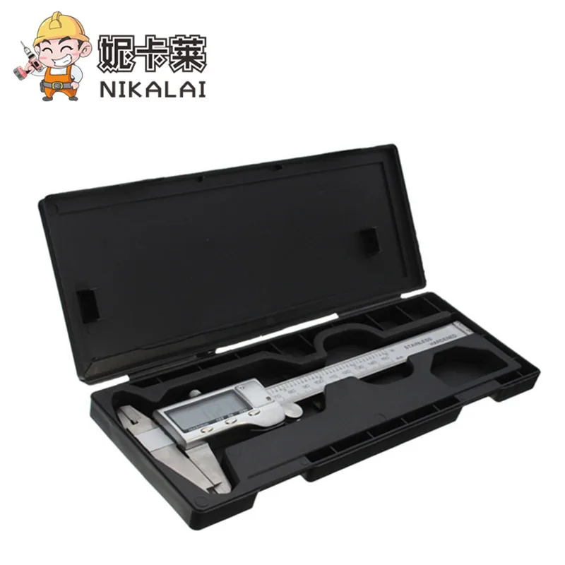 0 150mm Digital Calipers battery Stainless Steel Electronic Digital