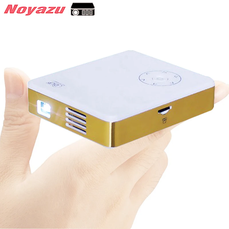 

Noyazu 3200mAh Portable Mini LED Projector Smart WIFI DLP Pico Projector with HDMI/USB Wireless Control for Home Outdoor Travel