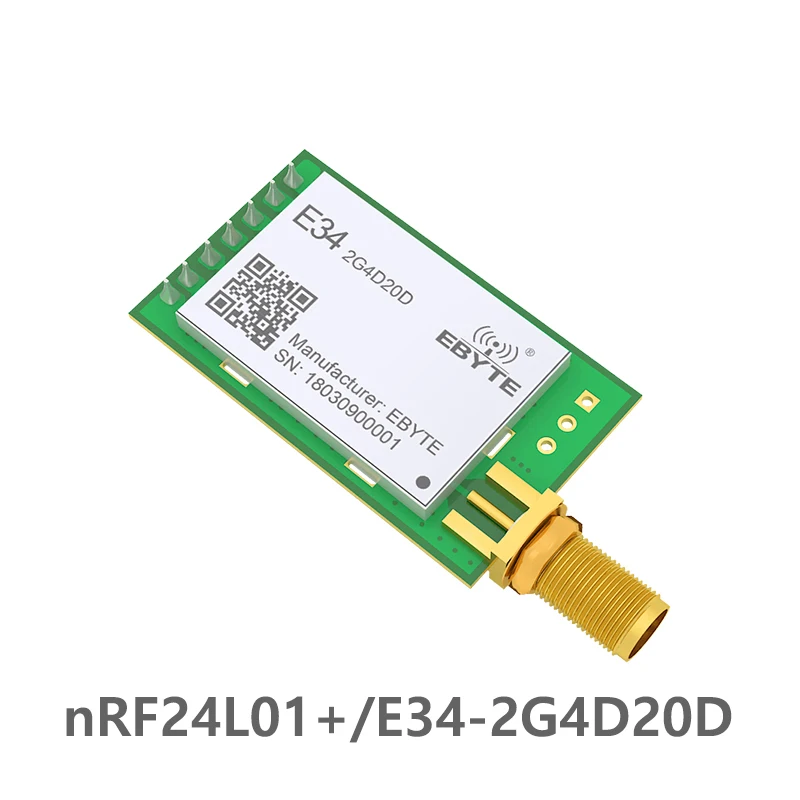 E34-2G4D20D nRF24L01P 2,4 ГГц 20dBm 2,4 ГГц РЧ модуль беспроводной дальности 2 км UART дальность радиочастотного приемопередатчика