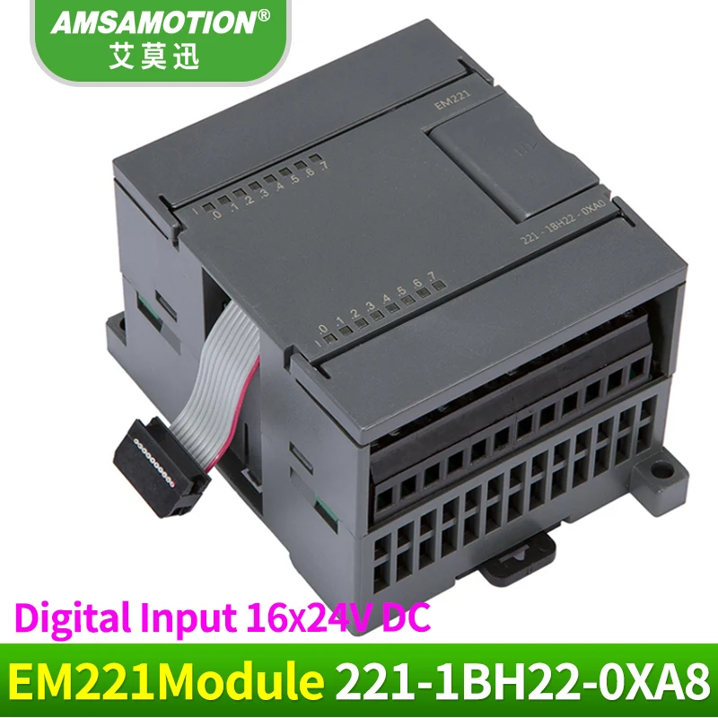 Amsamotion EM221 6ES7 221-1BH22-0XA8 16Input 24V Digital Module Suitable Simens S7-200 PLC Amsamotion EM221 6ES7 221-1BH22-0XA8 16Input 24V Digital Module Suitable Simens S7-200 PLC