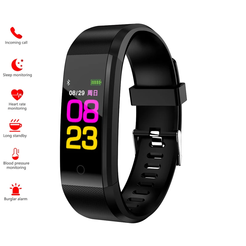 Smart Watch Men Women's Watch Brand SANDA Blood Pressure Heart Rate Tracker Waterproof Wristwatches Smartwatch For IOS Android