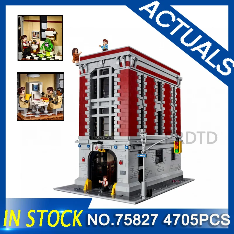 

Building blocks Ghostbusters Firehouse Headquarters 75827 4705PCS Toys LegoING Model Building Blocks Bricks Educational toys