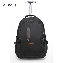 Брендовая нейлоновая Водонепроницаемая дорожная сумка для багажа чемодан с колесиками на колесиках рюкзак для путешествий на колесиках