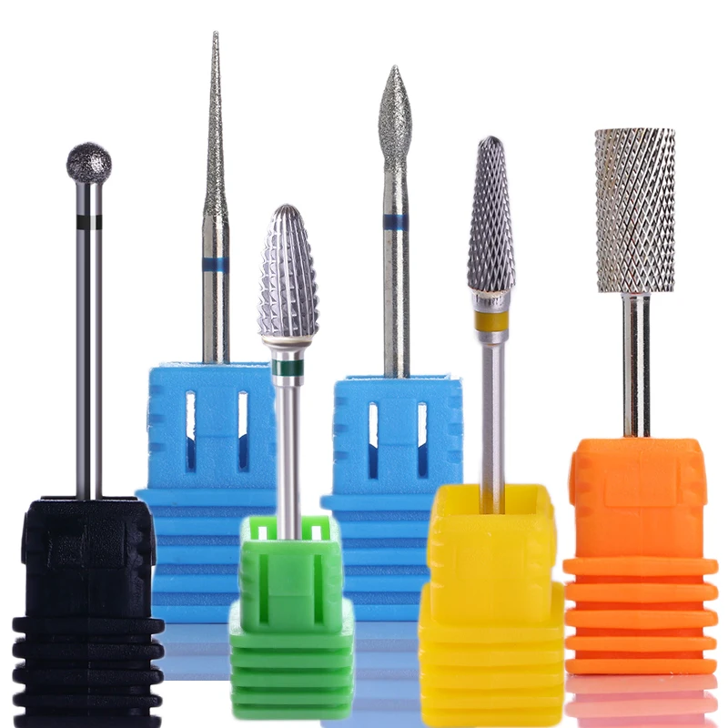 

UR SUGAR Nail Drill Bit Mill Cutter Quartz Nozzle For Electric Drill Manicure Pedicure Griding Nail File Buffer Nail Art Tool