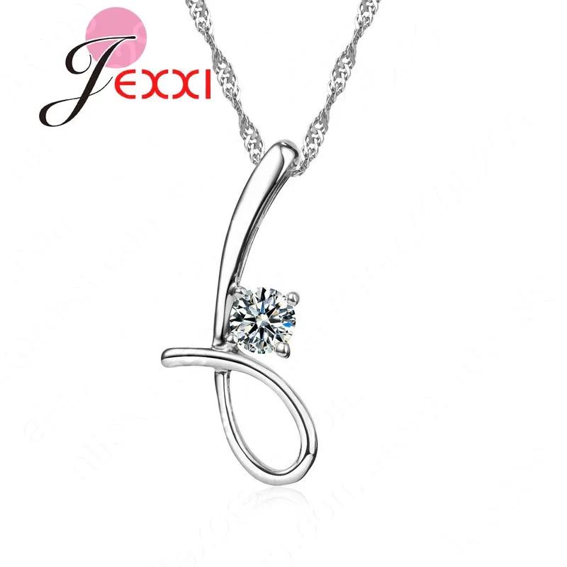 Sterling Silver Fish Pendant with CZ and Chain Confirmation Gifts