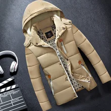 2016 neue ankunft Herbst/Winter mittleren alters mann baumwolle mantel männlich Plus samt Verdicken Unten baumwolle freizeitjacke junge parkas