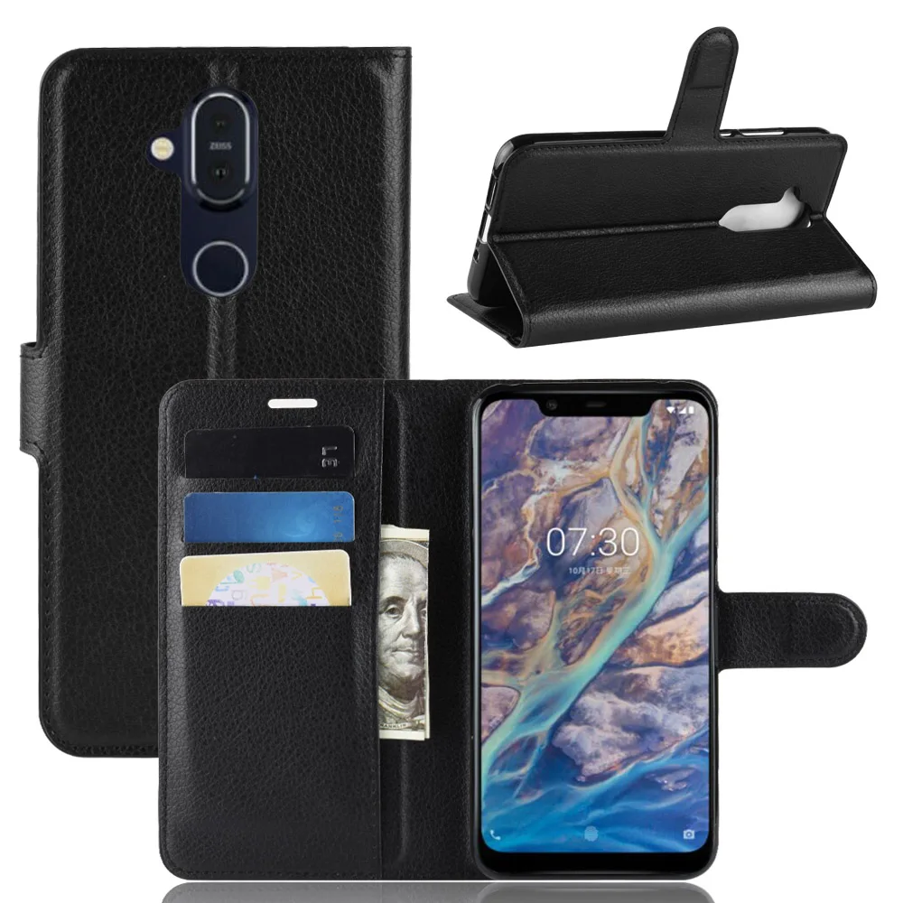 Для Nokia 8 1 2018 Чехол Флип 6 18 PU кожаный бумажник чехол Funda Couqe для TA-1119 TA-1128 Phoenix Nokia8.1 |