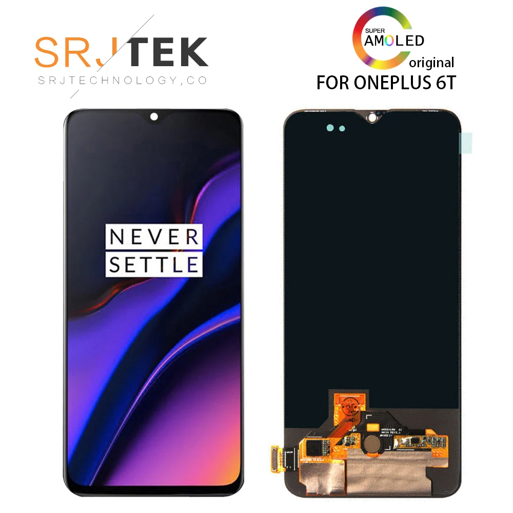 

Global AMOLED Original LCD For Oneplus 6T Display Touch Screen Digitizer Assembly For One Plus 6T LCD Display Replacement