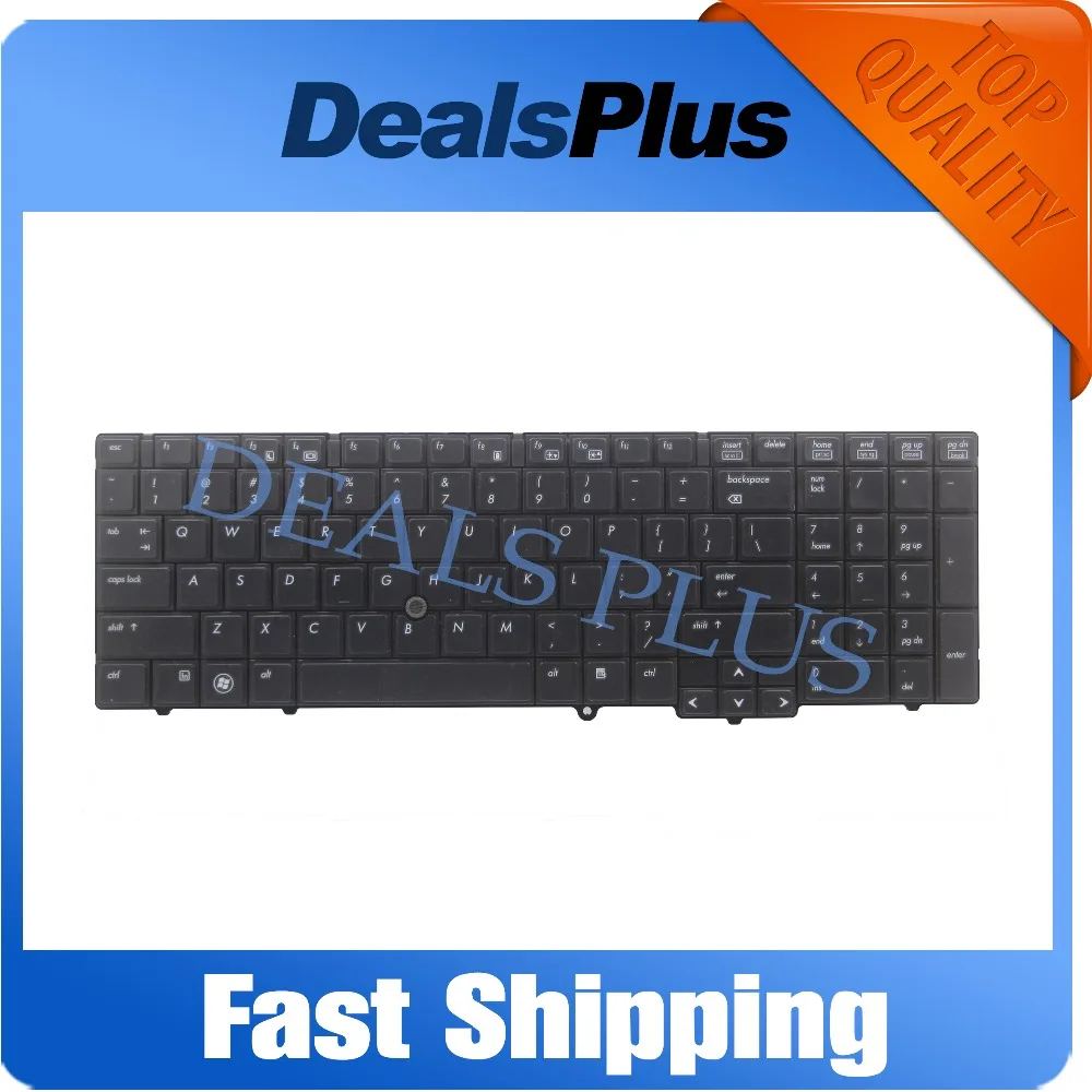 

NEW Black Laptop US keyboard For HP probook 6540B 6545B US KEYBOARD V103202BS1