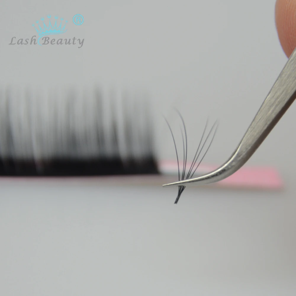 10 Trays Camellia Eyelash 3D-6D 0.03-0.07 Easy Fanning Natural Camellia Auto Fan Eyelashes Extension Golden Box High Quality 4