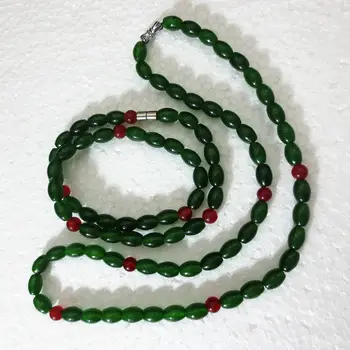 

Fashion Green Color jade Screws Buckle Necklace and Magnet Buckle Bracelet Sets>^^>18K plated watch Quartz stone CZ crystal