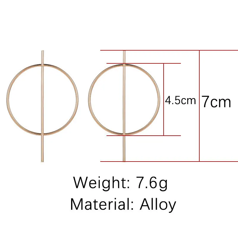 Новые модные минималистичные геометрические круглые серьги, сужающиеся темпераментные серьги, длинные женские серьги-кольца для женщин