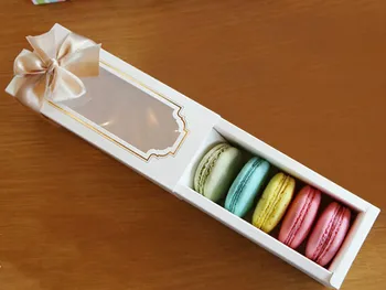 

Window Macaron box,cake box,gift box 100PCS/LOT