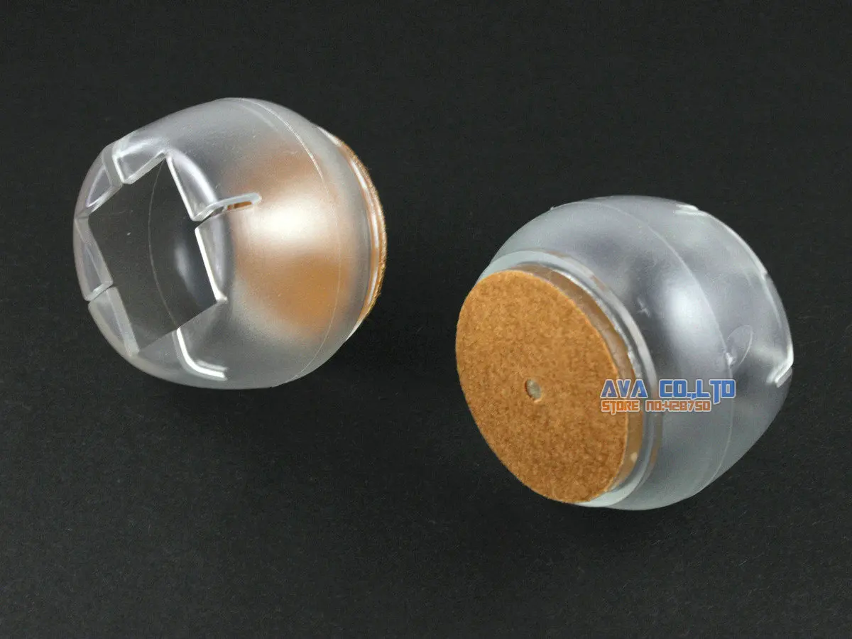 12 Pcs 35*34mm Chair Leg Cap Rubber Feet Protector Pad Cover Felt Base