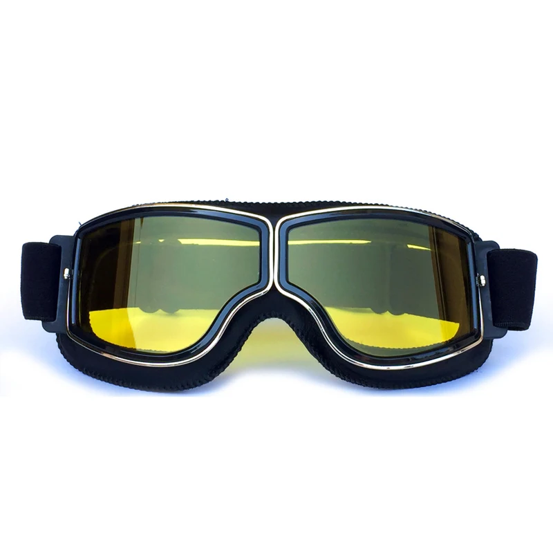 Универсальные мотоциклетные очки Пилот, Авиатор Мотоцикл Скутер байкерские очки шлем очки складные HZYEYO F-004