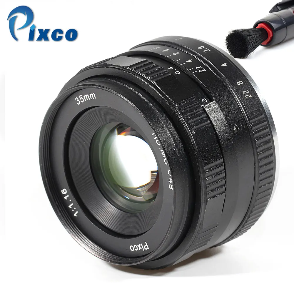 35 мм F/1 6 для Sony E Fujifilm FX Micro 4/3 EO S.M Крепление объектива с большой диафрагмой HD MC