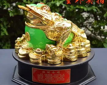 

10.8" Resin three foot Feng Shui ornaments