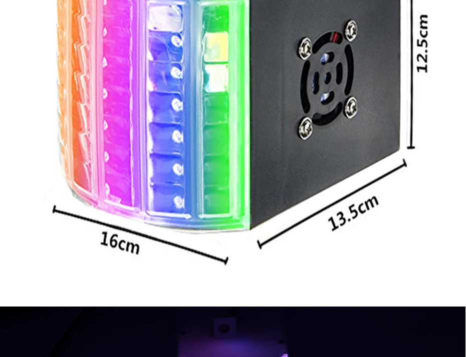 Светодиодный светильник для дискотеки 18 Вт DMX 512 DJ RGB светодиодный вечерние светильник s Звук Активированный пульт дистанционного управления Диско-лампа меняющая цвет сценическая лампа для свадьбы