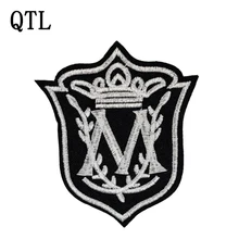 Значок на заказ стиль патч для Одежда из железа вышитые нашивки металлическая аппликация нашивки Швейные аксессуары для одежды 5 шт./партия