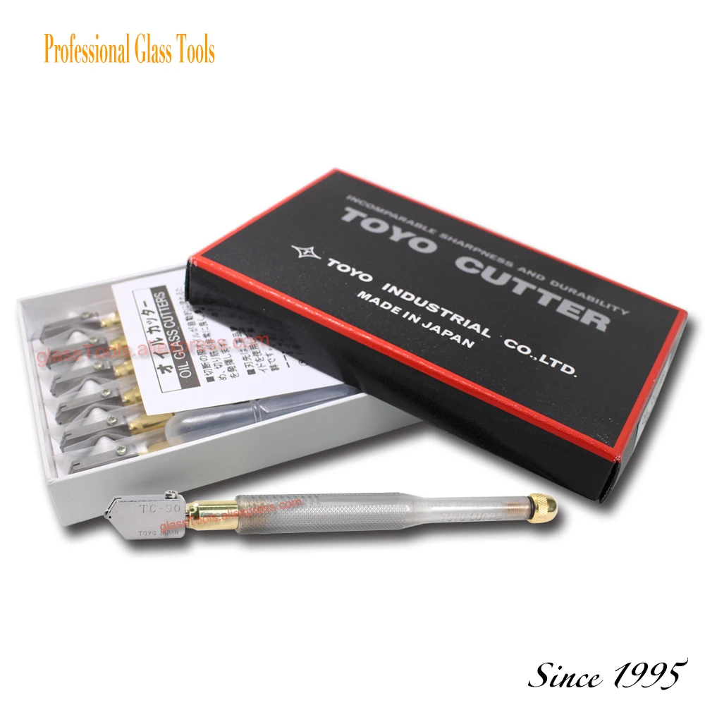 TC 90 TOYO Glass Cutter for straight cutting /Glass Tools OIL CUTTER