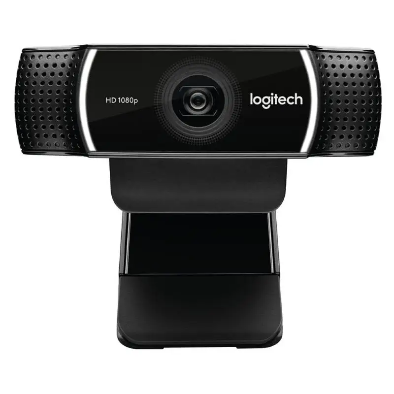 Оригинальная веб-камера logitech C922 Pro 1080P Full HD 30FPS Автофокус Встроенный микрофон потоковое видео якорь камера со штативом
