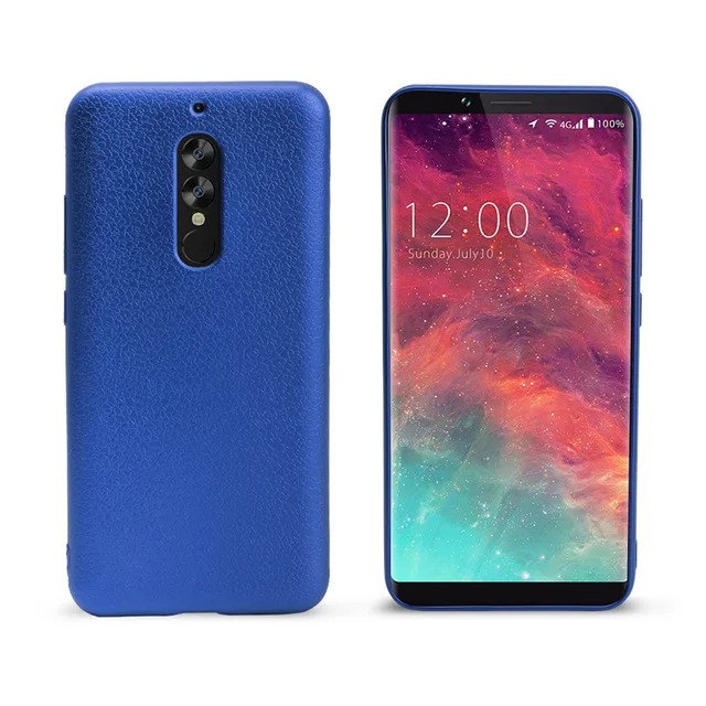 Для UMIDIGI S2 Pro/S2 глянцевая краска задняя крышка чехол Качество и мягкий защитный чехол для UMIDIGI S2 Lite умный мобильный телефон - Цвет: Синий