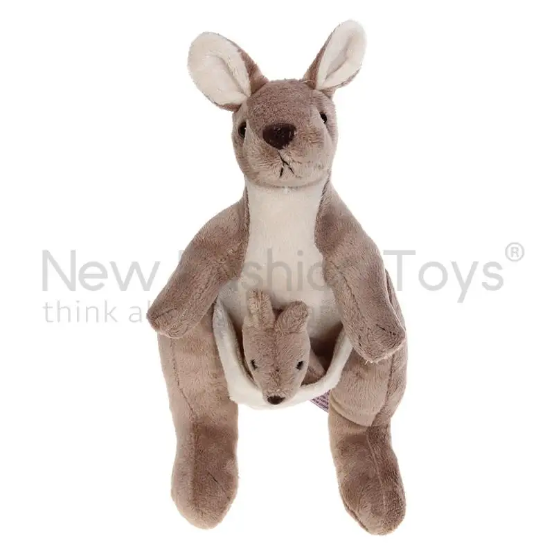 12 30cm Australia Kangaroo Animal Plush Cute  Doll Toys Car Pillow Cushion Kid Baby birthday Xmas Gifts 