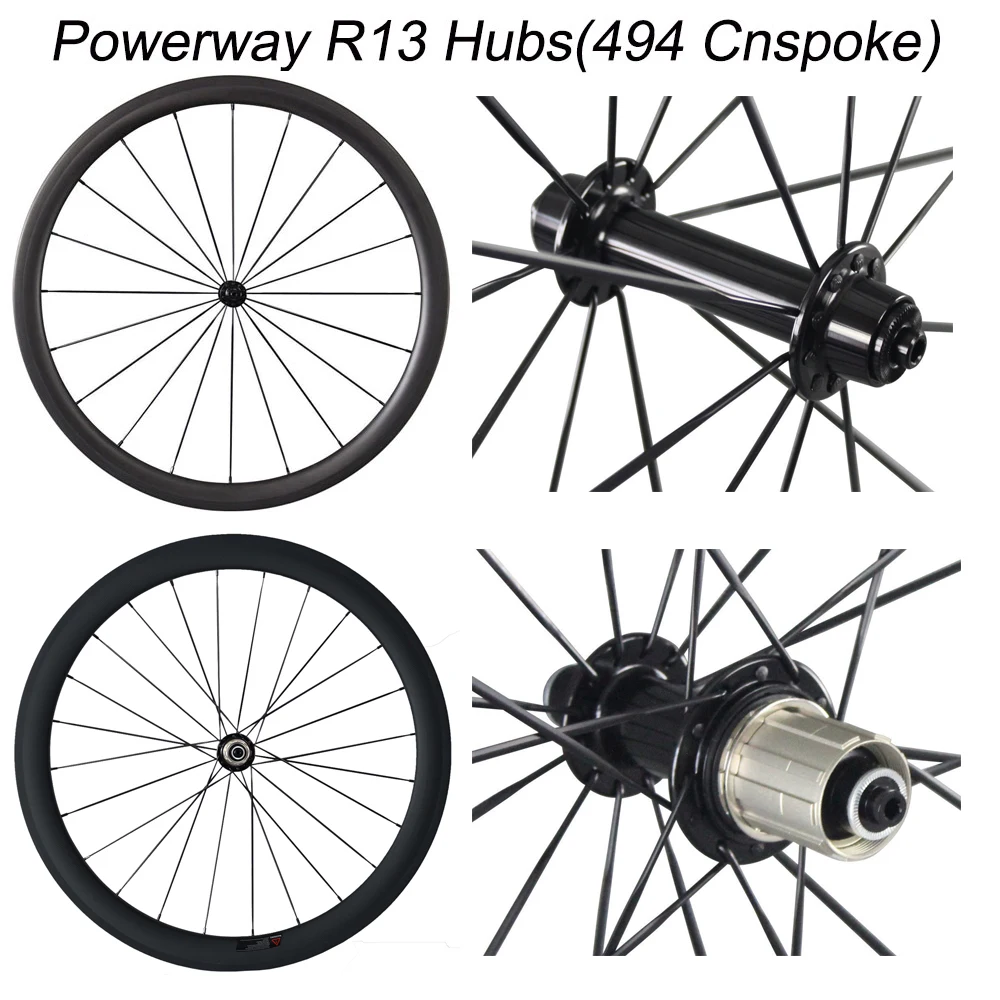 Excellent ELAPTOP Powerway R13 Hubs Carbon Wheelset 700c 3k Clincher Tubular 38mm 50mm 88mm Road Carbon Wheels 23 mm Wide Cycling Wheel 6