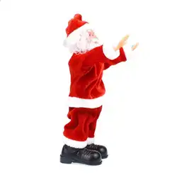 Перевернуть Санта Клаус кукла электрические игрушки с музыкой детей рождественские подарки