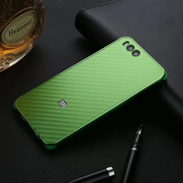 Роскошные Гибридный чехол для xiaomi mi 6 жесткого углеродного волокна Coque металлический бампер+ PC защитный чехол для xiaomi mi6 телефон оболочки