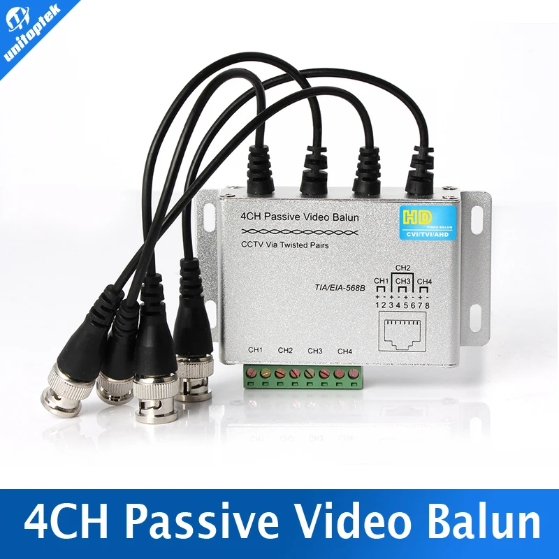 bilder für SURGE 4 Channel Aktive Passive Video Balun ROHS Sender Empfänger 4CH UTP Cat5 RJ45 Unterstützung 720 P/1080 P HDCVI/AHD/TVI Kamera bilder für SURGE 4 Channel Aktive Passive Video Balun ROHS Sender Empfänger 4CH UTP Cat5 RJ45 Unterstützung 720 P/1080 P HDCVI/AHD/TVI Kamera