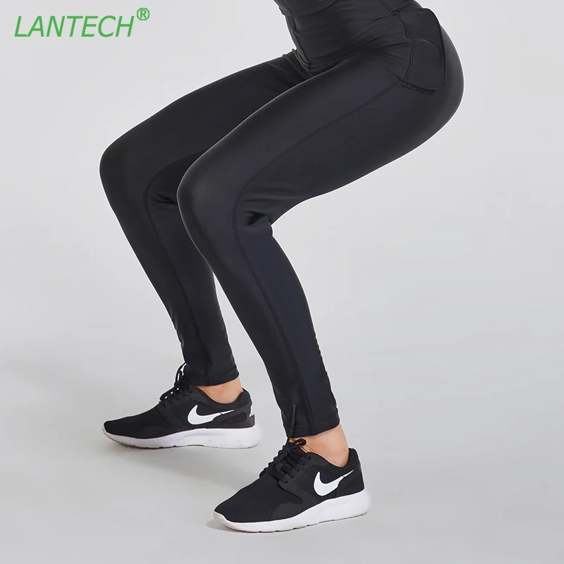 LANTECH женские компрессионные горячее тепло пот брюки Jogger длинные штаны для фитнеса брюки водонепроницаемые повседневные Леггинсы