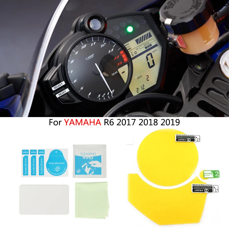 Мотоцикл кластер Защита от царапин пленка протектор экрана для YAMAHA R6 мотоцикл