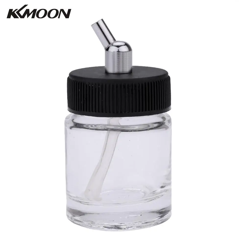 KKMOON 10PCS Airbrush Glass Bottles Air Brush Bottle (Jars) with 30