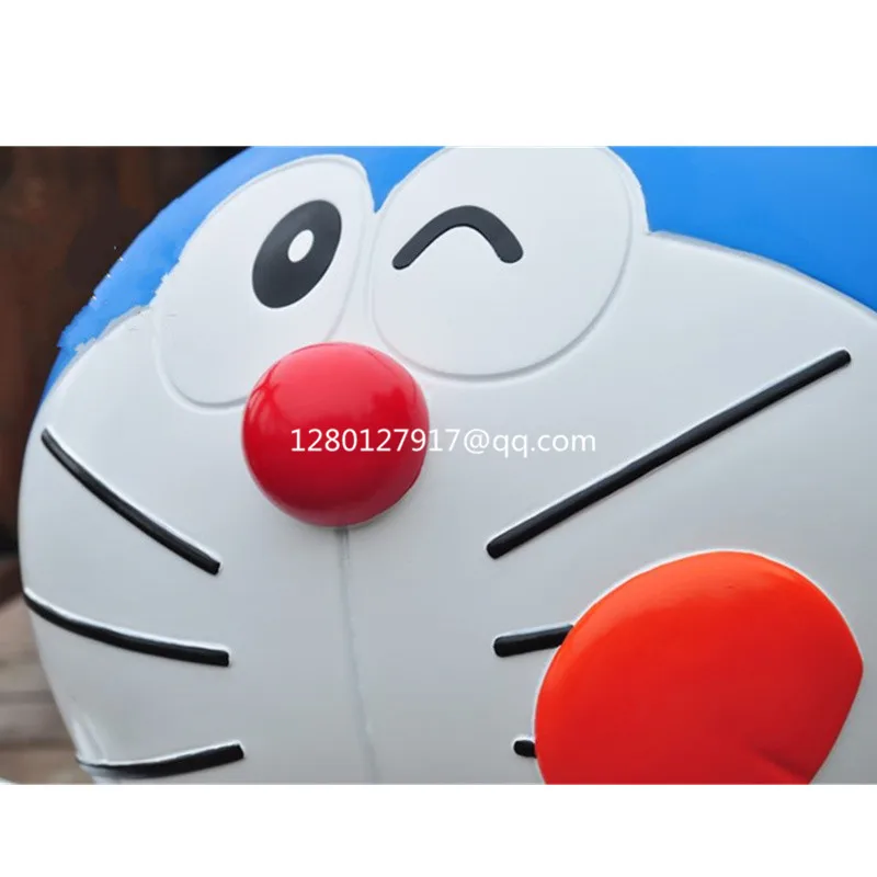 Мультяшная креативная Копилка Doraemon оверсайз Милая спасательная коробка Виниловая фигурка Коллекционная модель игрушки 50 см коробка P1137