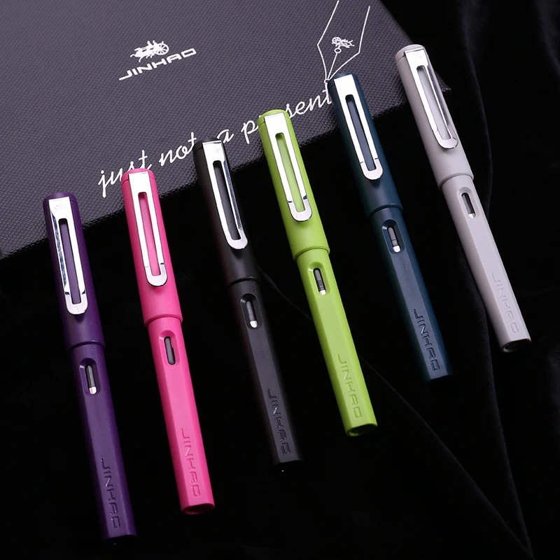 Jinhao 599 авторучка чернильная каллиграфическая офисный роскошный подарок сливовый