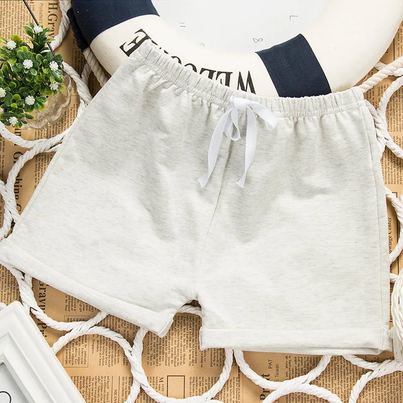 New Baby Boy Girl Summer Shorts High Quality Kids Cotton Beach Solid Pants Children Casual Elastic Waist Trousers Boys Clothes (7)