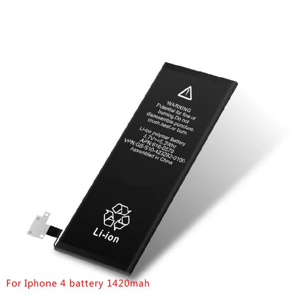 For Iphone 4 battery 1420mah 5