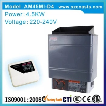 

4.5kw 220v 50-60hz sauna heater dry steam sauna function