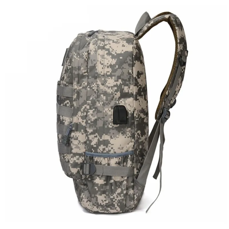  Backpack Camouflage Multifunction USB Charging Travel Men 16inch Laptop Backpacks For PUBG 3 Level 
